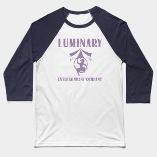 luminary entertainment company logo lavender Baseball T-Shirt